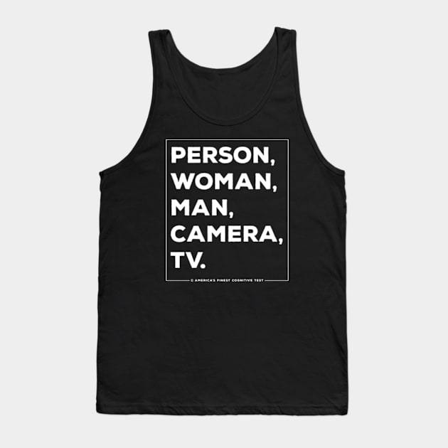 Person Woman Man Camera TV Tank Top by deadright